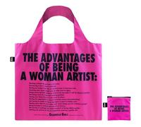 LOQI Guerrilla Girls Sac recyclé pour femme Les avantages d'une artiste, multicolore, M