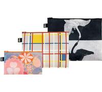 LOQI Hilma AF Klint/Piet Mondrian - The Swan, Childhood, New York City 3 Recycled 3 pièces