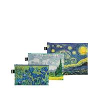 LOQI - Iris Vincent Van Gogh, Un Champ de blé avec des cyprès, Les Poches zippées de la Nuit étoilée, Zp.vg, Iris Vincent Van Gogh, Un Champ de blé avec des cyprès, Les Poches zippées de la