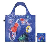 LOQI MARC CHAGALL The Blue Circus Sac recyclé, Bleu, 50 x 42 cm, Contemporain