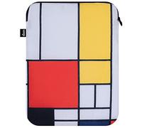 LOQI Museum Housse pour Ordinateur Portable, Composition de Piet Mondrian, Taille Unique, Housse pour Ordinateur Portable Museum