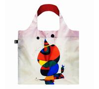 LOQI Sac recyclé pour femme Joan Miro – Oiseau et étoile, multicolore, contemporain
