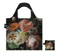 LOQI - Rachel Ruysch, Still Life with Flowers on a Marbre Tabletop 1716, sac recyclé, multicolore