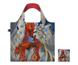 LOQI Red Eiffel Tower Recycled Bag