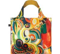 LOQI Sac de courses réutilisable, multicolore, Taille unique, Contemporain