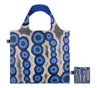LOQI Sac Kirsten Nangala Water Blue, bleu, Contemporain