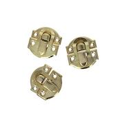 Loquet à bascule à ressort, loquet robuste, for coffret à bijoux, 5 pièces(Gold)