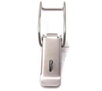 Loquet à bascule, attache à moraillon, Lot de 2 loquets à ressort en acier inoxydable 201 for armoires(201 Stainless Steel,120mm)