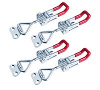 Loquet à Bascule en Métal, 4 pcs Pince à Loquet Bascule Loquet Porte Métal Sauterelles de Serrage Sauterelles Bascule Pince Fermoir Attache Rapide,pour Portes, Armoires, Valises 180KG