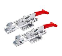 Loquet à bascule en Métal Pince à Loquet Loquet à bascule en Métal Serrage Verrou, Fermeture à levier Sauterelles de Menuisier Réglable pour Armoire,Porte,Boîte,Cas sans Serrure ou Poignée Cassée