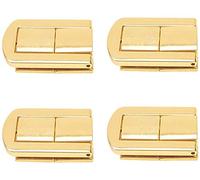 Loquet à bascule, loquet à bascule à ressort, moraillon robuste, loquet à bascule(Gold Tone)