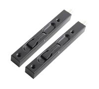 Loquet à boulon affleurant de 6 pouces, levier de verrouillage coulissant de sécurité dissimulé, loquet dissimulé en acier inoxydable, porte antivol, boulon à Double ouverture