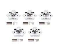 Loquet à Bouton pour Porte d'Armoire, Loquet de Serrure pour Porte d'Étagère en Alliage de Zinc, Compatible Épaisseur 15-18mm - Mécanisme de Bouton Sécurisé, Design Élégant, Id (Chrome)