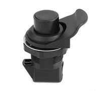 Loquet à bouton-poussoir, lot de serrure de porte marine, mécanisme d'interrupteur rotatif, finition ABS noir, matériel pour bateau, camping-car, cabine