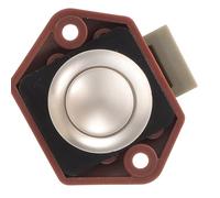 Loquet à Bouton Poussoir Marron pour Meuble et Cabinet onctionnement par Pression, Alliage de Zinc et Abs, pour Véhicules Récréatifs et Yachts