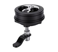 Loquet à Came de Bateau, Poignée de Levage Rotative Durable, Serrure pour Armoire de Rangement, Boîte de Batterie, Matériau en Acier et Nylon, 2 Unités