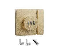 Loquet à combinaison pour armoire sans clé, doré, code mécanique à 3 chiffres, installation facile pour porte battante/coulissante, tiroir, placard, sécurité enfant