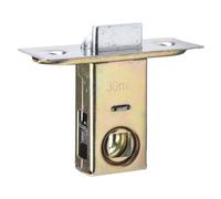 Loquet à mortaise tubulaire de porte intérieure en alliage de zinc, mécanisme de loquet plat réversible pour poignées non suspendues, quincaillerie de porte intérieure robuste pour gauche (30 mm)