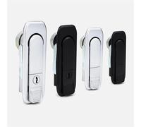 Loquet à pousser MS738 - Serrure de boîtier électrique for armoires, interrupteurs et poignées de bouches d'incendie - 1 pièce(Matte,No key)