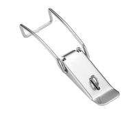 Loquet à ressort en acier inoxydable, Loquets à bascule à ressort en acier inoxydable argenté 85-117 mm, 4 pièces(B 201 Stainless Steel,117mm)