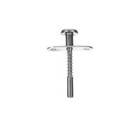 Loquet à ressort en fer for fixation de lit, goupille de verrouillage automatique for cage à lapin, moustiquaire de fenêtre facile à utiliser pour armoires, portes(Silver)