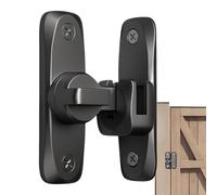 Loquet basculant - Loquet de porte à 90°/180° │ Loquet de portail robuste │ Verrou de sécurité pour grange, clôture, garage et abri de jardin, verrou pivotant, matériel antivol en d'aluminium