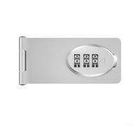 Loquet coulissant sans clé en acier inoxydable pour porte de sécurité | Convient pour tiroirs, réfrigérateurs, salles de bains, extérieurs