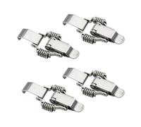 Loquet de boîte en acier inoxydable, moraillon d'isolation, boucle connectée, loquet à bascule à double ressort, seau à soupe avec accessoires de matériel de crochet..