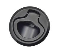 Loquet de claquement de traction affleurant Non verrouillable universel pour porte de trappe de pont marin de bateau de RV Zinc noir