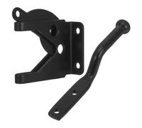 Loquet de Clôture en Acier au Carbone Noir pour Portails Extérieurs