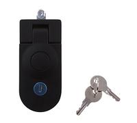 Loquet de compression noir encastré pour boîte à outils de caravane