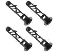 Loquet de Couvercle Poubelle en Plastique, charnières Remplacement, Broches Verrouillage Stables adaptées aux poubelles extérieures, 20 pièces