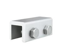 Loquet de fenêtre Non perforé, 4 pièces, limiteur d'écran, porte et en alliage d'aluminium, verrouillage Push-pull fixe, à boucle pour Fenêtre(Size 3)