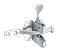 Loquet de portail automatique galvanisé - Verrou autobloquant robuste pour jardin/extérieur