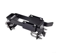 Loquet de portail double en acier robuste avec trou de cadenas sécurisé, s'adapte à 1 cadre de porte rond 375 avec fermeture encastrée, conçu pour une sécurité extérieure durable