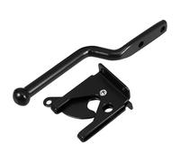 Loquet de Portail pour Clôture en Bois, Fer Noir, Robuste
