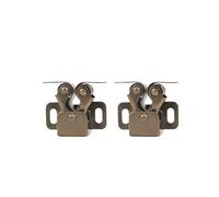 Loquet De Porte 2Pc Press The Home Wardrobe Door Buckle Touch The Bead Magnetic Dual Wheel Spring(Size1)
