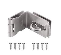 Loquet de porte à 90 degrés en acier inoxydable 304 avec vis (12,7 cm, 1 paquet)