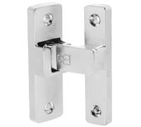 Loquet de Porte à 90 Degrés, Robuste, Alliage de Zinc, Argenté | Porte et Fenêtre, Installation Simple, Protection de Sécurité, Design Polyvalent, Usage Grange