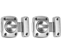 Loquet de Porte Antirouille Bord Lisse Poignée Confortable Bouton Convivial Serrure de Porte Carrée Loquet pour Porte de Cuisine