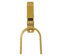 Loquet de porte automatique à ressort pour verrouillage, serrure de clôture en acier galvanisé robuste avec fonctionnement manuel, pour verrou de sécurité en fer forgé pour bois et métal tubulaire