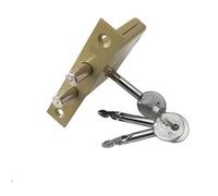 Loquet de porte, boulon de porte de serrure de porte, serrure de noyau serrure de porte invisible serrure de puits de tube de clé croisée(1)(1)