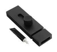 Loquet de porte coulissant - Mécanisme de verrouillage à glissière en métal, boulon de loquet d'installation | Localisation de porte polyvalente pour armoires, panneaux coulissants, assemblage