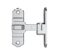 Loquet de porte coulissant vintage en acier inoxydable, 1 pièce, facile à installer, avec quincaillerie for la sécurité de la maison.(Silver,Short)