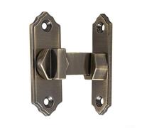 Loquet de porte coulissante en alliage d'aluminium robuste pour empêcher tout accès non autorisé avec ce mécanisme de protection (bronze vert)