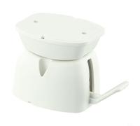 Loquet de porte de camping-car et caravane - Loquet de sécurité en plastique renforcé pour compartiments de remorque et yacht - Blanc, 1 ensemble