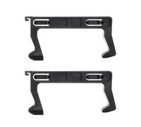 Loquet de Porte de Micro-ondes de Rechange 2 Pièces Noir | Pp, Installation Facile, Usage la Cuisine et Maison, pour Réparer Crochet, Verrou et Interrupteur
