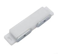 Loquet de porte de placard magnétique en plastique ABS et fer, forte aspiration pour fermeture sécurisée d'armoire, placard et tiroir (blanc)