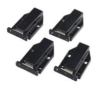 Loquet de porte de placard magnétique puissant pour avoir un mécanisme à ressort en acier inoxydable solide pour cuisine Noir