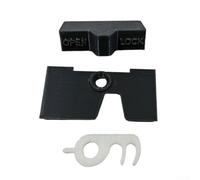 Loquet de porte de réfrigérateur robuste avec panneau arrière pour protection des enfants, compatible avec la plupart des réfrigérateurs Dometic en gris foncé (gris foncé)